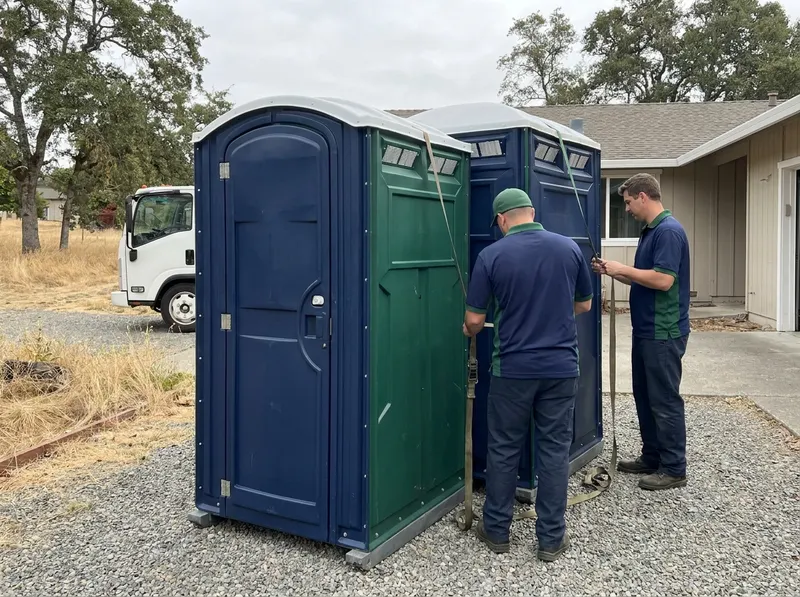 Monthly Construction Site Portable Toilet Rental in Santa Rosa, CA